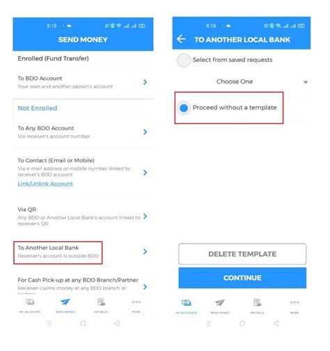 how to send money to gcash from bdo